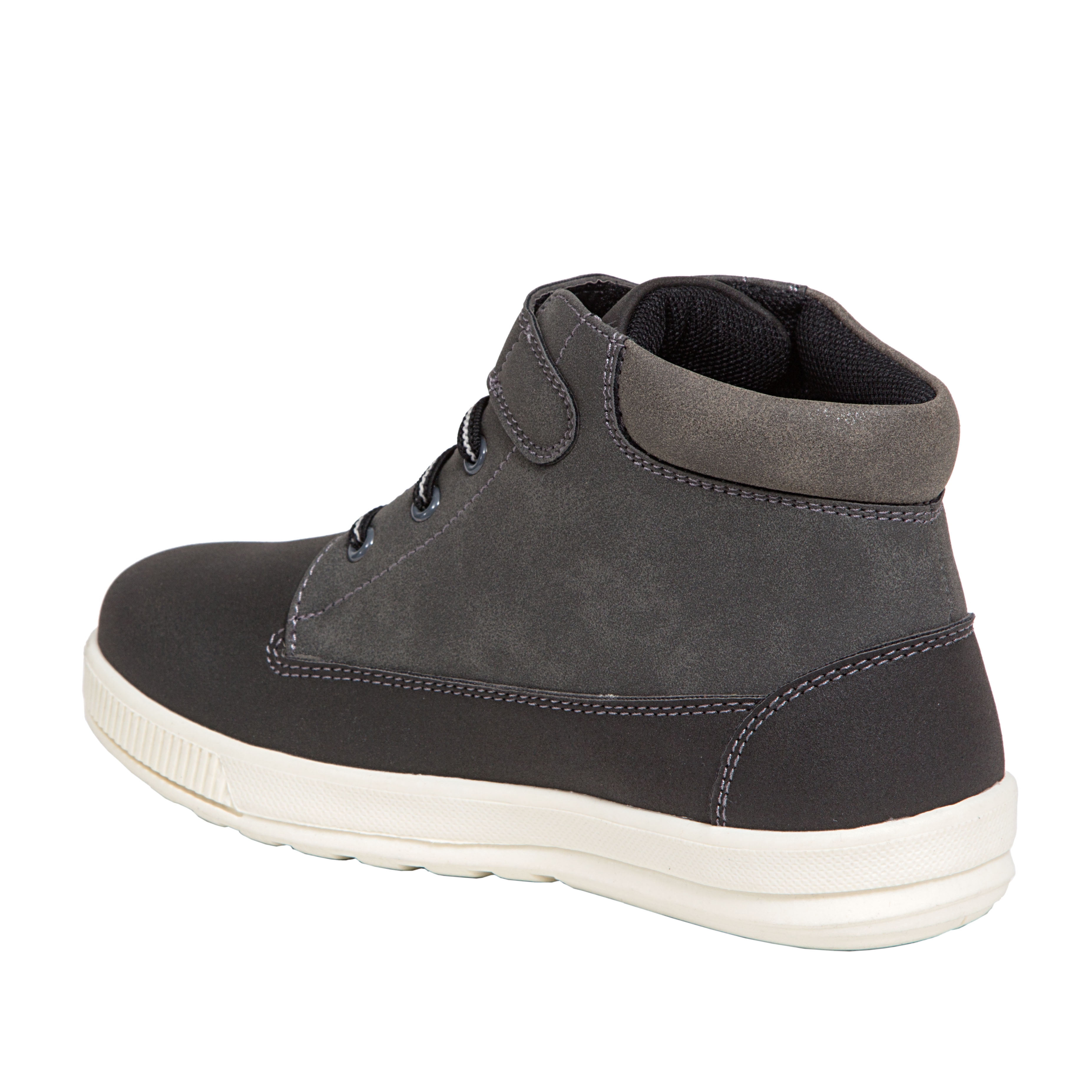 Deer Stags Boys' Niles Hybrid Fashion Sneaker Boot - Black/Grey - 6 Big Kid Medium