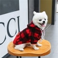 thumbnail image 6 of YIEMEEN Dog Camping Clothes Checked Theme Clothes for Boy Girl Large Dog Hoodie, 6 of 15