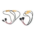 thumbnail image 2 of LED Resistor Decoder, Plug and Play 2 Pcs LED Light Decoder Anti Flickering 50W  for Turn Signal Light, 2 of 7