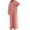 B_Pink, variant on MGDXOX Women's Flannel Nightgown Fuzzy Fleece Cozy Plush Warm Winter Pajamas Loungewear Sleepdress Crew Neck Nightdress Pink L