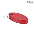 thumbnail image 3 of Uxcell Floating Keychains Oval Key Chain Buoyant Keyrings for Boating Red, 3 of 7