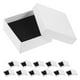 thumbnail image 1 of Caja de almacenamiento de embalaje de joyería elegante, 12 Uds., cajas vacías para anillos, pendientes, collares, caja de embalaje de joyería de cartón, caja de embalaje de papel pequeña, 1 of 6