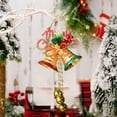 thumbnail image 2 of Leodye 1PCS Christmas Bells Christmas Tree Hanging Decoration Christmas Decoration Accessories Santa Claus Bells Christmas Gift Hanging Decoration-12.2*5.5in, 2 of 6