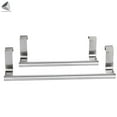 thumbnail image 3 of PULLIMORE Over Door Stainless Steel Kitchen Towel Rack Hanger for Bathroom Cabinet Toilet Cupboard (Long), 3 of 9
