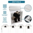 thumbnail image 6 of Funny Panda Table Runner 108 Inches, Cute Art Fun Lovely Animals on Toilets Bed Runner Dresser Scarves Tabletop for Indoor Outdoor Parties/Ceremony/Banquet, 13"x 108", 6 of 8