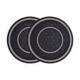 thumbnail image 1 of Soumake 2Pcs Car Cup Coasters Heat-Resistant Non-Slip Design Waterproof Groove Pattern Universal Cup Holder Automobile Interior Accessories, 1 of 8
