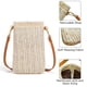 thumbnail image 3 of Bolso bandolera de paja, bolso de playa estilo 1, 3 of 5