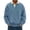 Sky Blue, variant on Wutalume Men's Leisure Flip Collar Long Sleeve Pullover Hoodie, Casual Stylish Sweatshirt with Comfort Fit, Perfect for Outdoor and Everyday Wear,Army Green L