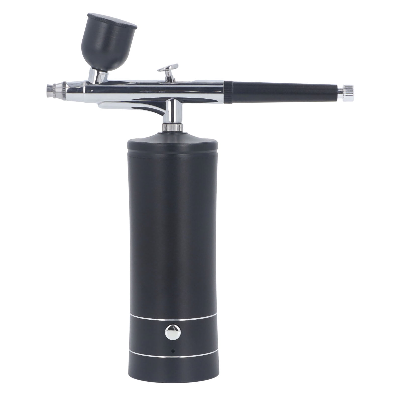 BIMZUC Cordless Airbrush Kit with Compressor, High Pressure 27 PSI Handheld Rechargeable Air Brush Set for Cake Decorating, Nail Art, Model Painting and Makeup (Black / 7.87 inches / 20 cm)