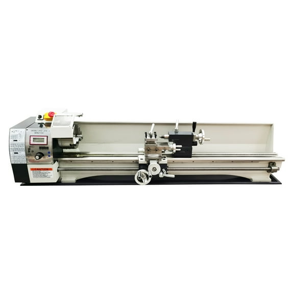 8"*39" Inch Precision Metal Bench Lathe Thread Metalworking Lathe Metal Milling Machine Variable Speed 110V