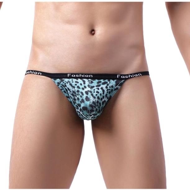 Ropa interior de hombre Ropa interior de cintura baja Ropa interior de hombre con estampado de leopardo sexy Fridja nalpqowj44582