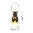 thumbnail image 3 of Tyidzon Christmas Small Lantern Decorative Indoor 6.3" LED Lighted Candle Lantern Battery Operated Desk Lamp for Tabletop Centerpiece Christmas Holiday Ornaments Gifts, 3 of 7