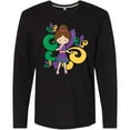 thumbnail image 3 of Inktastic Mardi Gras Girl Long Sleeve T-Shirt, 3 of 5