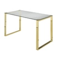thumbnail image 1 of Home Gear Gold Writing desk, 1 of 2