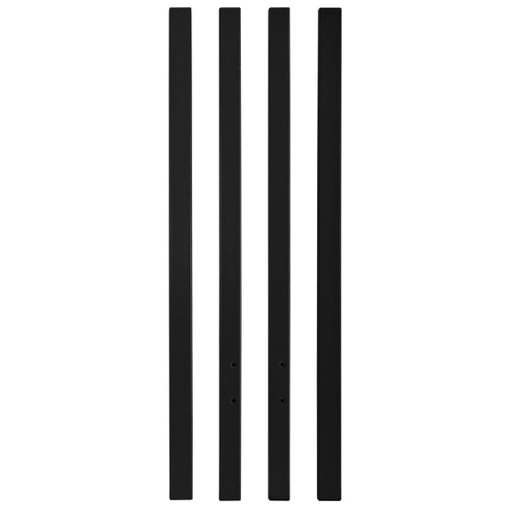 Dream On Me Carter Crib Convertible Post, Black And White