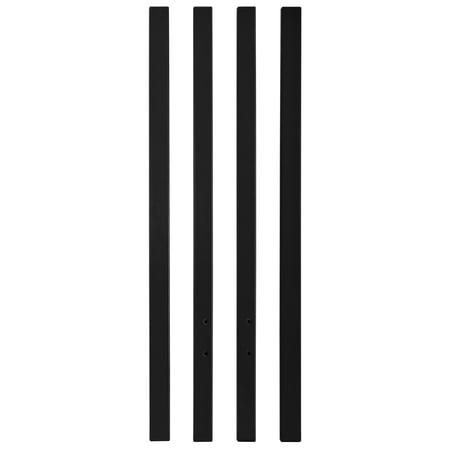 Dream On Me Carter Crib Convertible Post, Black And White