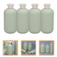thumbnail image 3 of 4 pcs Shampoo Dispenser Bottle Empty Lotion Bottles Refillable Shampoo Bottles with Lids, 3 of 7