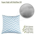 thumbnail image 4 of Majestic Home Goods Decorative Light Blue Chevron Extra Large Pillow, 4 of 4