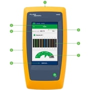Fluke Networks LinkIQ Cable + Network Tester - Network Testing, Cable Testing, Cable Fault Testing, Analog Camera Testing, Frequency Measurement, Blink Port Light, Visual Fault Locator, Wiremap, Po...