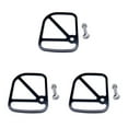 thumbnail image 2 of ZheElen Alloy Brake Cable Housing Line Shield Fender Disc for black 6x5x0.2cm 3Set, 2 of 6