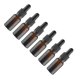 thumbnail image 3 of 12pcs Women's Retro Antique Glass Essential Oil Bottles with Droppers for Perfumes, Travel Kits – Stylish Brown Color, Portable for Handbags, 3 of 5