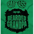 thumbnail image 2 of Baddie Bearded Grandpa Cool Funny Hoodie Hooded Sweatshirt Men Brisco Brands X, 2 of 6