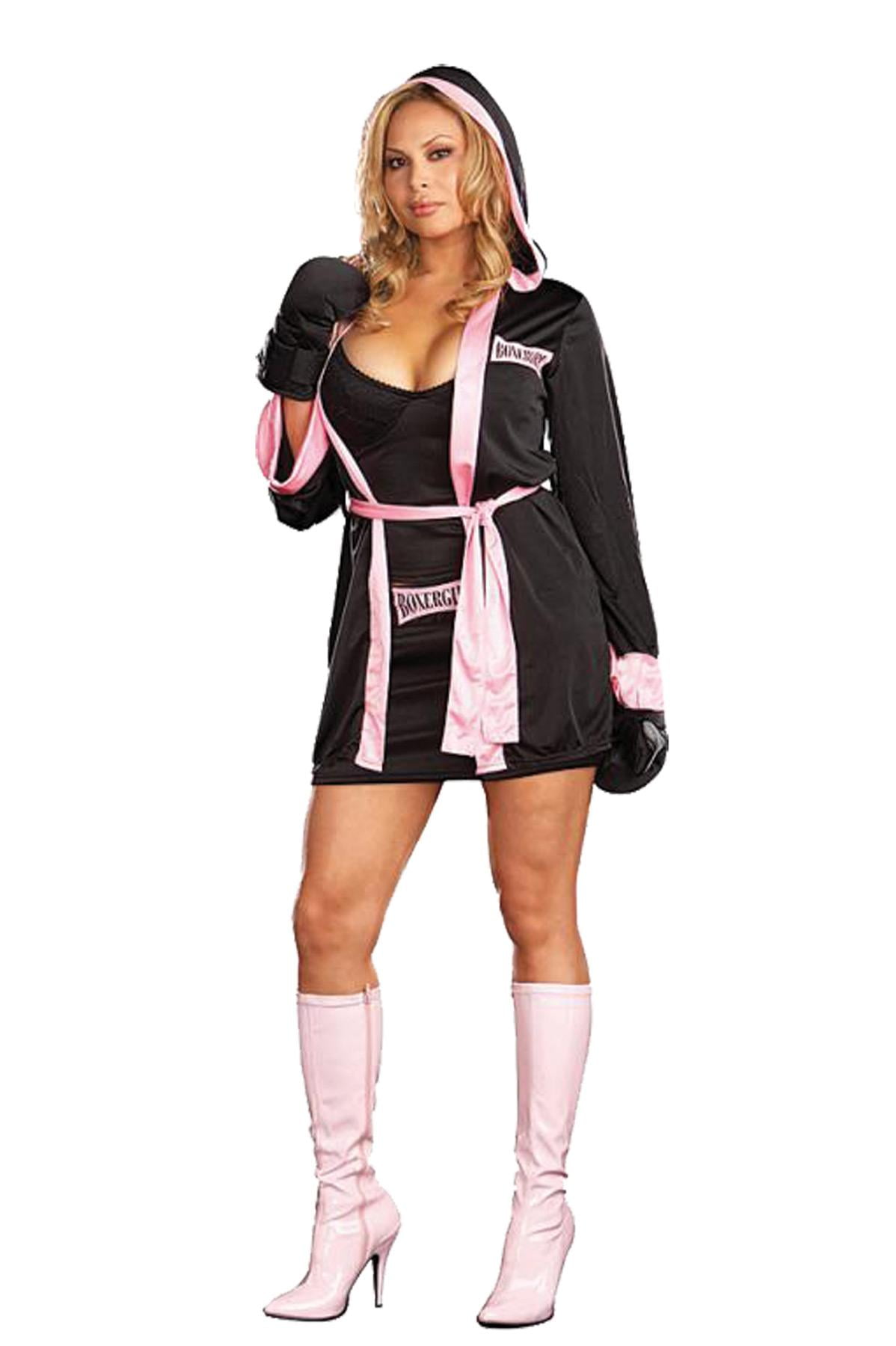 Boxer Girl Costume Plus Size 1X/2X Dress Size 16 18