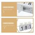 thumbnail image 3 of ORDDIART Calendrier de Décoration de Bureau Réutilisable Calendrier Perpétuel Style Rustique Lot de 1, 3 of 8