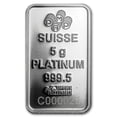 thumbnail image 4 of 5 gram Platinum Bar - Statue of Liberty (In Assay), 4 of 4