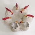 thumbnail image 4 of AMERTEER Cute Chicken Candle Holder，Holder Storage Desktop Ornament  for Small LED Flameless Tea Lights，Perfect Rustic Decor, 4 of 10