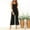 Black, variant on LEKODE Summer Overalls Womens Rompers for Summer Jumpsuits for Women Sets for Women Suspenders Wrapped Chest Zipper Jumpsuit Tunic Trousers Two Piece Sets for Women Dressy Black L
