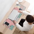 thumbnail image 3 of Long Mouse Pads for Desk,Pioneer Flower Floral Print Pattern Desk Mats on Top Of Desks, Desk Mouse Pad Extra Large with 3mm Non-Slip Base and Stitched Edge for Gaming,Office,Work,Home 31.5"x11.8", 3 of 6