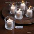 thumbnail image 4 of Hosleyâ€TMs Ensemble de 72 Bougies Votives Blanches Non Parfumées, 4 of 4