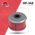 thumbnail image 3 of Filtro Aceite HF-113 Moto Honda Trx420 Kawasaki Leiruki, 3 of 5