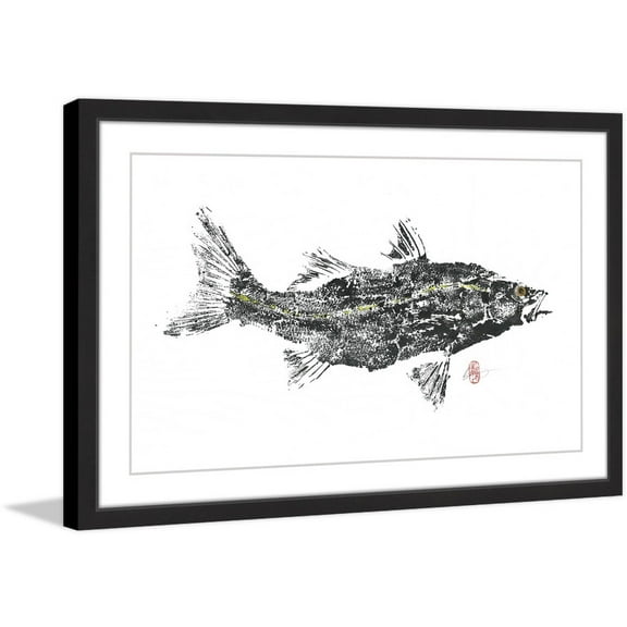 "Old Snook" Framed Painting Print