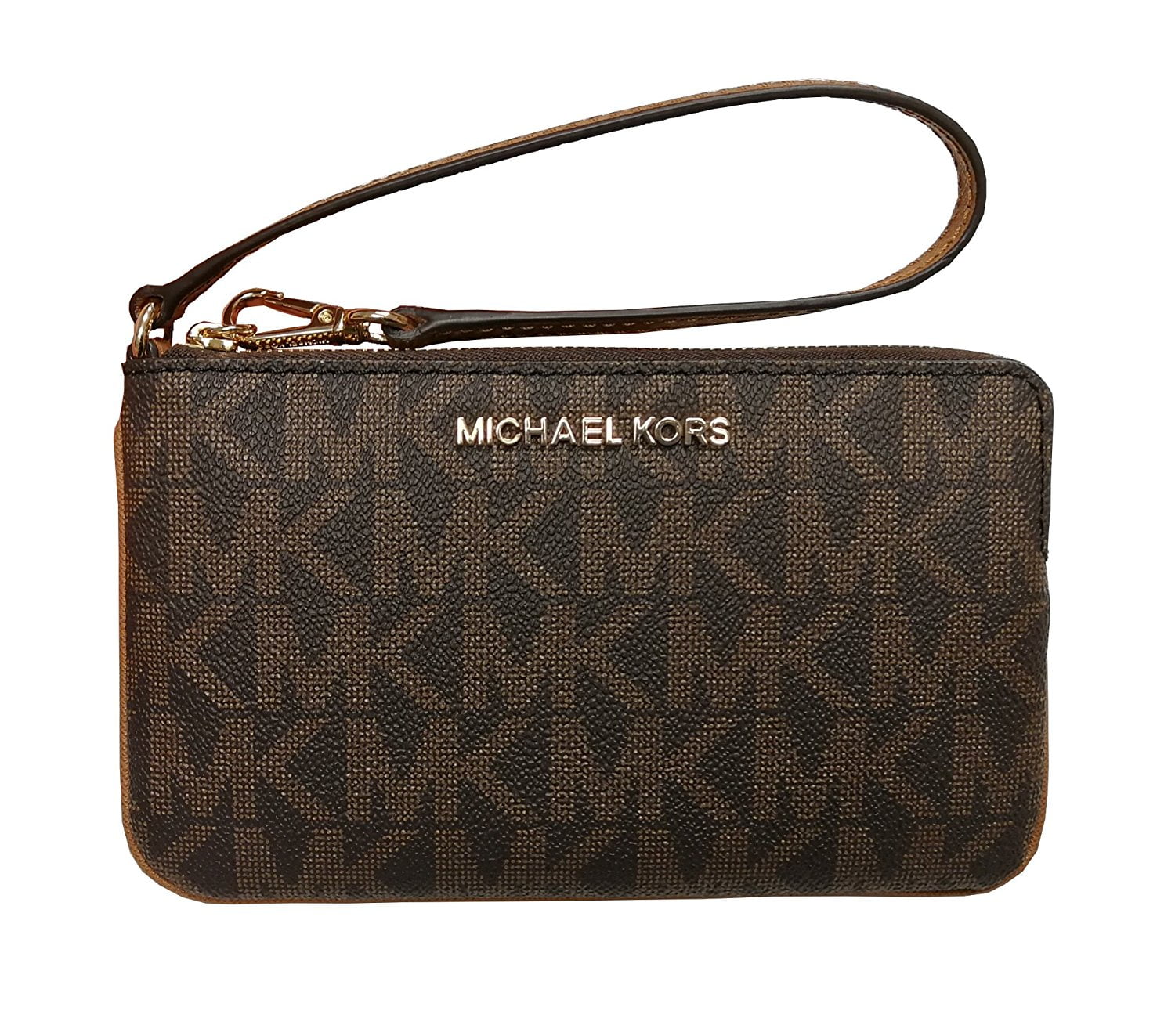 michael kors brown wristlet