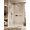 Black, variant on Fixed Panel Frameless Shower Door,34"W x 76"H Frameless Glass,10mm" Clear Tempered Glass,Chrome