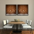 thumbnail image 2 of wall26 2 Piece Framed Canvas Wall Art for Living Room, Bedroom Wood Flower Theme Canvas Prints for Home Decoration Ready to Hang - 24"x24"x2 Panels, 2 of 4