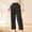 Black, variant on Women's Stripe Pajama Pants Casual Elastic Waist Loose Wide Leg Lounge Bottoms Comfy Casual Breathable Everyday Wear