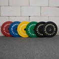 thumbnail image 6 of Signature Fitness 2 in. Olympic Bumper Plate Weight Plates with Steel Hub, 6 of 7