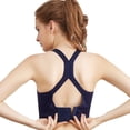 thumbnail image 1 of Sujetador deportivo a prueba de golpes con ajuste de espalda y pecho sin aro de acero y belleza cruzada, chaleco para correr y yoga, ropa interior deportiva para mujer, 1 of 6