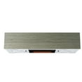 thumbnail image 3 of FESTIVO 70" Farmhouse TV Stand with Fireplace, Fits up to 75" TV - 70"W x 30"H x 14.5"D Grayish-white, 3 of 5