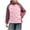 Purple, variant on Jalioing Kids Winter Coat Solid Color Patchwork Long Sleeve Zipper Stand Collar Jacket Casual Thermal Outerwear 2-15 Years