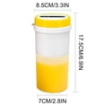 thumbnail image 3 of Taza de exprimidor portátil inalámbrica | Licuadora ligera ABS de 350 ml | 4 Cuchillas de Alta Velocidad 17000RPM | USB recargable, Batidora para exteriores | Correa de fácil transporte, varios, 3 of 4