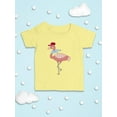 thumbnail image 3 of Flamingo With Hat And Scarf T-Shirt Infant -Image by Shutterstock,  24 Months, 3 of 4