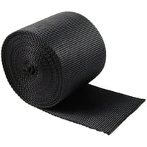 Soimiss Floor Cord Cover Black Polyester Wire Hider for Rugs and Carpets