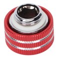 thumbnail image 2 of Accesorios de tubo rígidos de 14 mm, rosca G1/4 pulg., accesorios de compresión hexagonales internos con anillos de sellado para sistema de refrigeración por agua de computadora, color rojo, 2 of 12