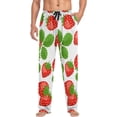 thumbnail image 4 of Cute Strawberry Ghost Pajama Pants, Men's Lounge Pants Light with Drawstring and Pockets, Christmas New Year Birthday Father's Day Gifts, 4 of 7