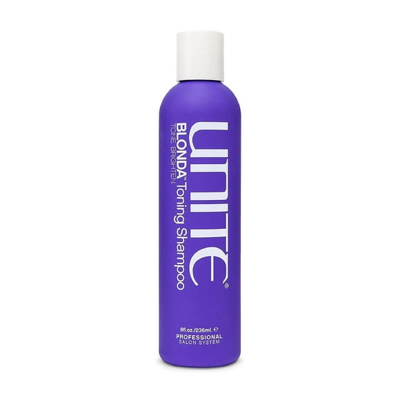 UNITE Hair â BLONDA Toning Shampoo â Tones Brass In 60 Seconds â Cleanses, Brightens, Blonde, 8oz