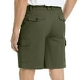 thumbnail image 4 of Njoeus Men's Classic Fit Solid Color Cargo Shorts Men Straight Leg Work Shorts with Pockets S-3XL, 4 of 7